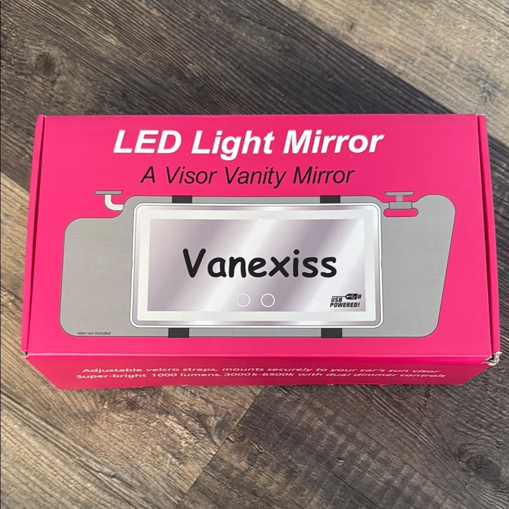 Vanexiss LED Light Mirror (black frame)